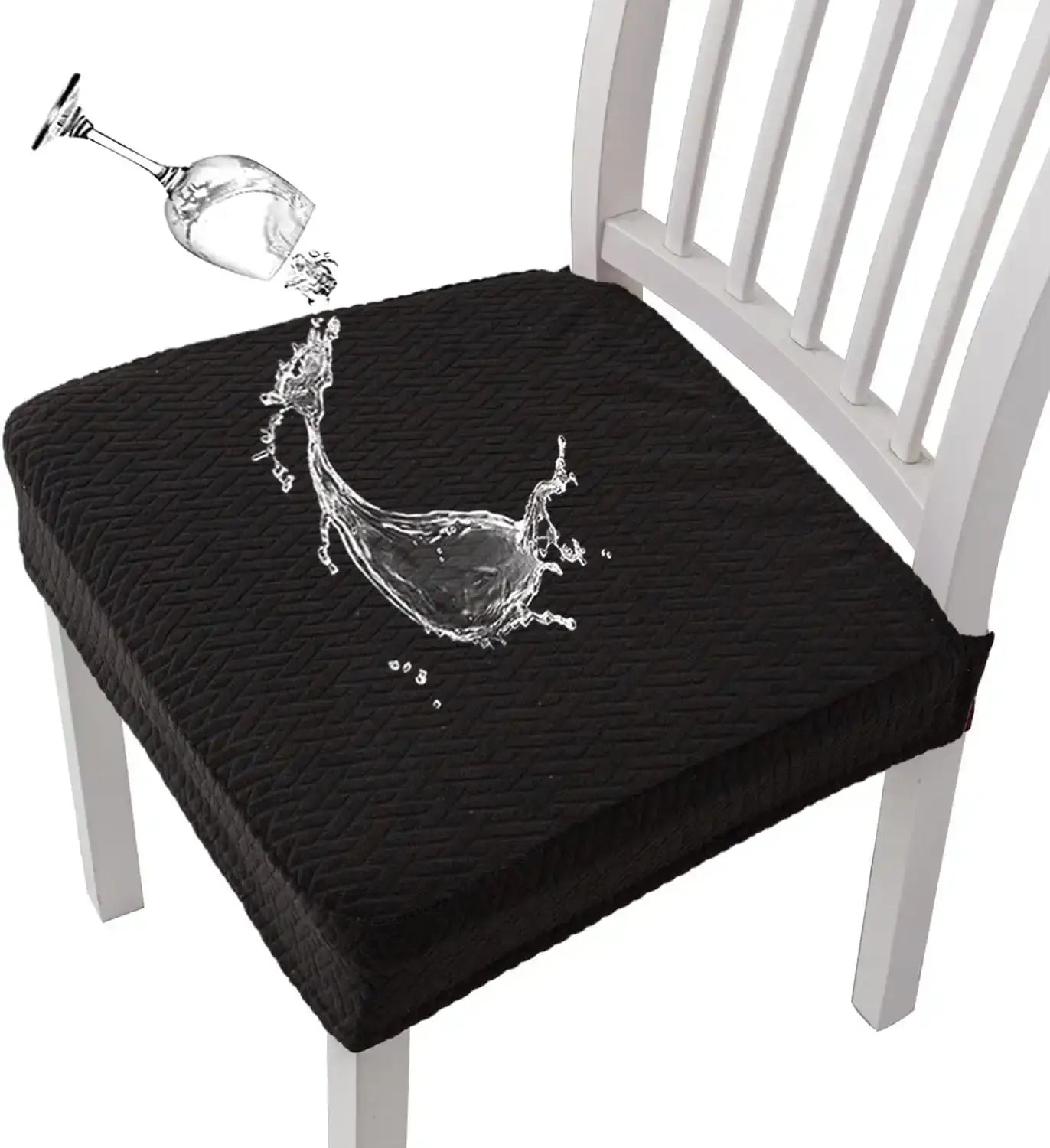 Set de 4 Fundas Protectoras para Silla en Jacquard Premium