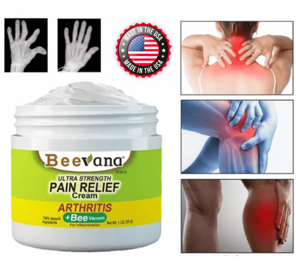 Crema Beevana™ con Veneno de Abeja – Alivio Natural para Dolores y Articulaciones COMBO 2 UNIDADES POR 1