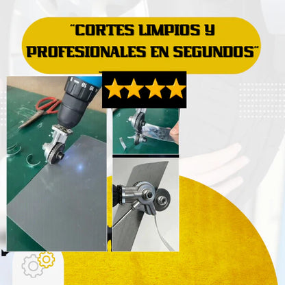 CUTTERPRO™ adaptador de corte de metal para taladro (NO INCLUYE EL TALADRO)
